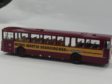 1/87 Brekina MB O 307 DB / VGS Möbel Martin Ziel Saarlouis Linie 6306 Sondermodell