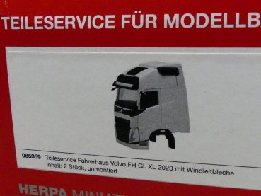 1/87 Herpa Teileservice Fahrerhaus Volvo FH Gl. XL 2020 mit WLB 085359