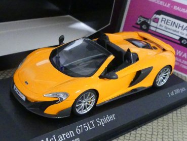 1/43 Minichamps McLaren 675LT Spider McLaren Orange 1 von 200 537 154431