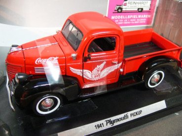1/24 Coca Cola Plymouth Pickup 1941 rot 438068