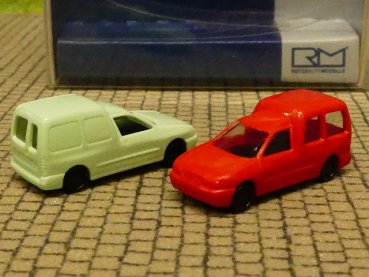 1/160 Rietze VW Caddy Set rot-hellgrün Spur-N 16013
