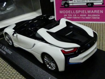 1/43 Minichamps BMW i8 Roadster 2018 weißmetallic 410 027031