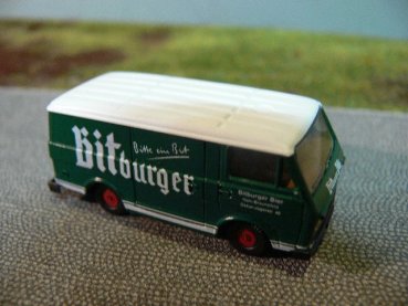 1/87 VW LT Bitburger Bier mit weißem Dach