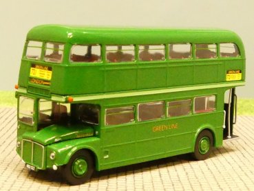 1/87 Brekina AEC Routemaster London Doppeldecker grün (Umland) 61101