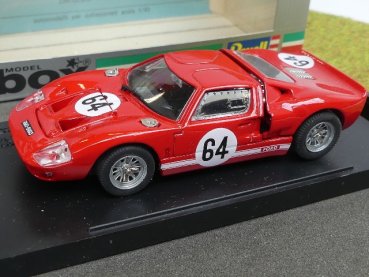 1/43 Box Ford GT 40 Mallory Park 68 rot #64 8455