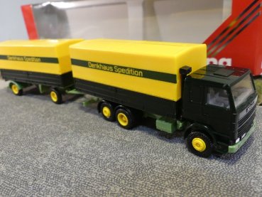 1/87 Herpa Scania 142 Denkhaus Spedition Pritschen HZ 822001