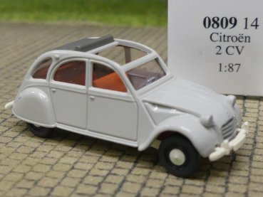 1/87 Wiking Citroen 2CV grau 0809 14