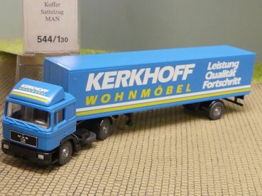 1/87 Wiking MAN F 2000 Kerkhoff Möbel Sattelzug 544 1 B