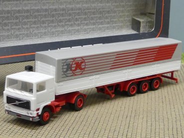 1/87 Herpa Volvo F12 Kässbohrer Planen-Sattelzug