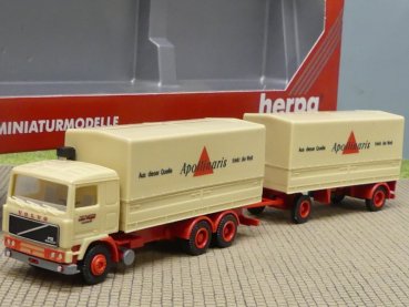 1/87 Herpa Volvo F12 Apolinaris Quelle Oskar Vogel Planen-HZ