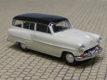 1/87 BREKINA Opel Olympia Caravan grau, Dach schwarz 20247