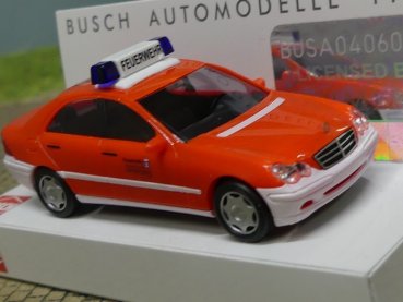 1/87 Busch MB C-Klasse Feuerwehr Solingen 49112