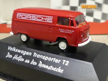 1/87 Brekina VW T2 PORSCHE Kasten in PC Box 33509