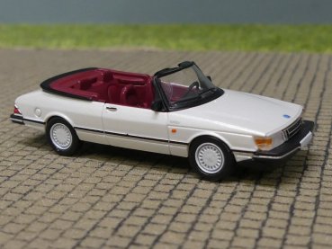 1/87 PCX Saab 900 Cabriolet weiß metallic 870668