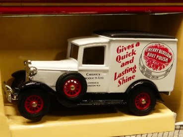 Matchbox Yesteryear Ford Van 1930 A Cherry Blossom Boot Polish Chiswick Y22