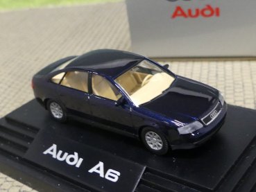 1/87 Wiking Audi A6 dunkelblau 132255dbl