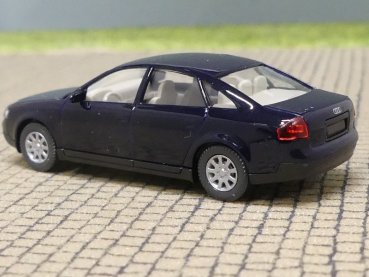 1/87 Wiking Audi A6 dunkelblau 124 04