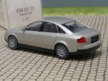 1/87 Wiking Audi A6 silberbronze 124 05 B