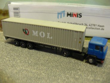 1/160 Minis N-Spur MAN F90 MOL Container-Sattelzug LC4050