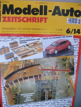Modell Auto Zeitschrift MAZ 2014/6 Juni 2014