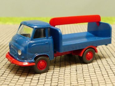 1/87 Wiking Hanomag Kurier Getränkewagen blau/rot