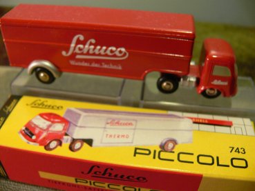 Schuco Piccolo Mercedes-Benz Koffer-Sattelzug 01831