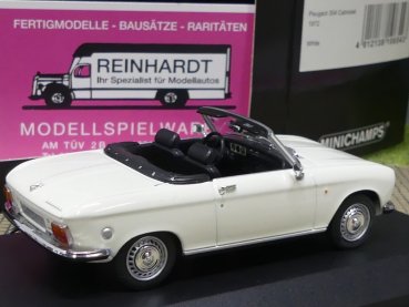 1/43 Minichamps Peugeot 304 Cabrio 1972 weiß 400 112731