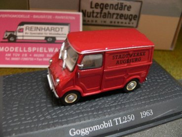 1/43 Norev für Atlas Goggomobil TL 250 Stadtwerke Augsburg 1963 7421104*