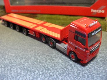 1/87 Herpa MAN TGX XXL Euro 5 Gebr. Markewitsch Tieflade-SZ 304511