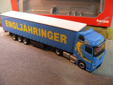 1/87 Herpa MB Actros Streamspace Engljähringer Österreich A 303163 Gardinenplanen-Sz