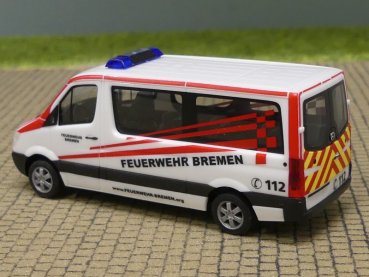 1/87 Herpa MB Sprinter 06 Bus Feuerwehr Bremen 090780