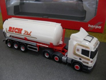 1/87 Herpa Scania R09 R.J. Rich & Sohn Ltd. (GB) Silo-Sz. 302975