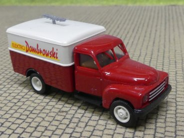 1/87 Brekina Hanomag L 28 ELEKTRO Dombrowski Kasten