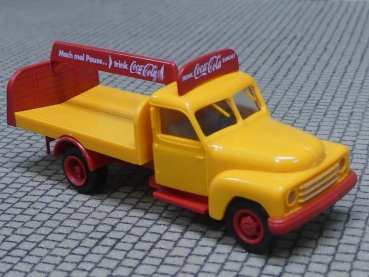 1/87 Brekina Hanomag L 28 Coca Cola Getränkepritsche