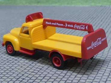 1/87 Brekina Hanomag L 28 Coca Cola Getränkepritsche