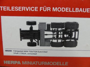 1/87 Herpa Teileservice Fahrgestell MAN TGS / TGX Euro 6 6x2 085250