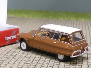 1/87 Herpa Citroën AMI 6 Break braun Dach weiß 038959