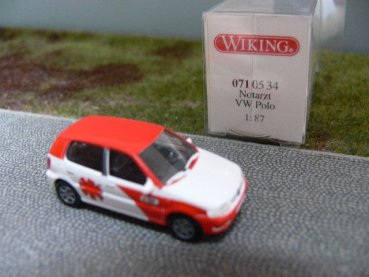 1/87 Wiking VW Polo Notarzt DRF Luftrettung 071 05