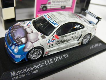 1/43 Minichamps MB CLK DTM 2001 Th.Jäger #14 Persson 400013714