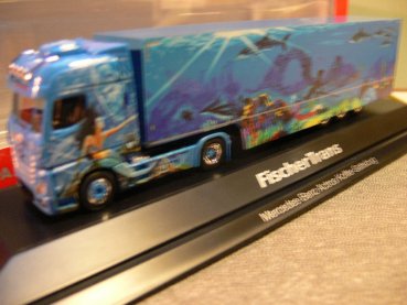 1/87 Herpa MB  Actros Bigspace Kühlkoffer-SZ Fischer-Trans 121668