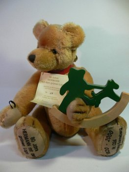 HC 248 Hermann Coburg Teddy 80 Jahre Hermann ca.38 cm Made i.Germany