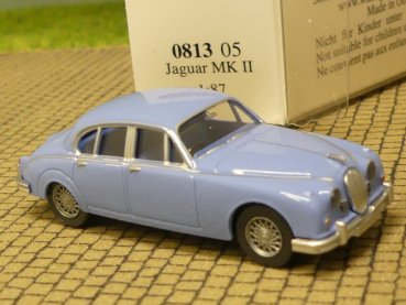 1/87 Wiking Jaguar MK II hellblau 0813 05