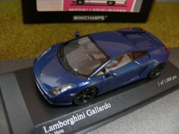 1/43 Minichamps Lamborghini Gallardo blaumetallic 2006 400 103505