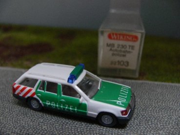 1/87 Wiking MB 230 TE Autobahnpolizei 103 00 B