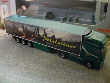 1/87 Herpa MB Actros Giga Pölzleitner Kühlkoffer-Sattelzug 922272-001