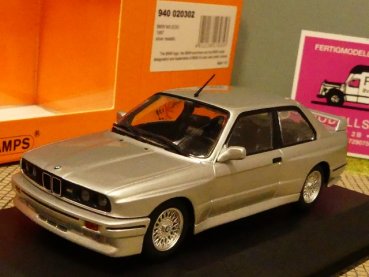 1/43 Maxichamps BMW M3 E30 1987 silver metallic 940020302