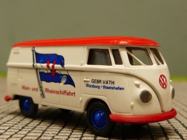 1/87 Brekina # 1300 VW T1 b Kasten VÄTH Schrift rot Sondermodell