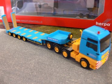 1/87 Herpa MAN TGX XXL 540 Semitieflade-SZ Siefert Spedition  305662