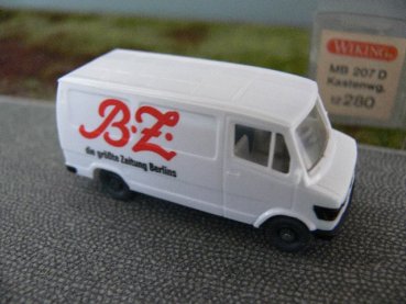 1/87 Wiking MB 207 BZ Berliner Zeitung Kasten 280 A7