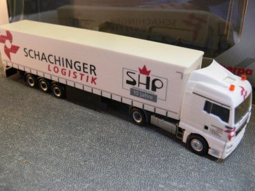 1/87 Herpa MAN TGX XLX Schachinger Österreich Gardinenplanen-SZ 924849